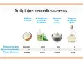Remedios de la abuela para los piojos: aceite de coco, aceite de árbol de té, mayonesa y vinagre. Se muestran sus eficacias y tiempos de aplicación.