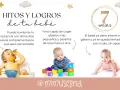 Un bebé de 7 meses aprende a comer solo, juega con bloques y gatea.