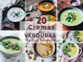 De primero, crema de verduras. De segundo, más cremas de verduras fáciles y saludables. ¡Un festín!