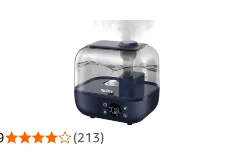 Humidificador bebé para que sirve: este humidificador SEJOY, con vapor visible, mantiene el aire fresco y saludable para tu bebé.