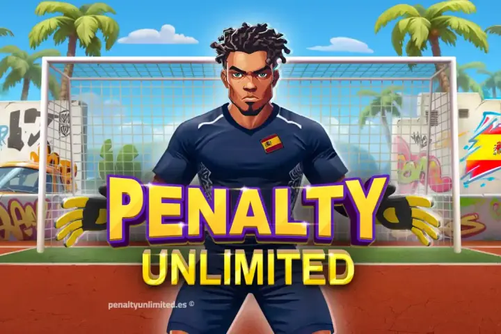 Portero listo para el juego de penaltis casino. Descubre qué significa cada multiplicador en Penalty Unlimited.