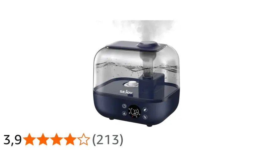 Humidificador bebé para que sirve: este humidificador SEJOY, con vapor visible, mantiene el aire fresco y saludable para tu bebé.